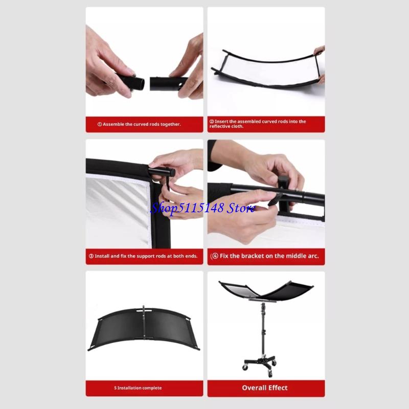 F3MA Compactly Curved Photogra - Photography Lighting Reflectors recension och pris