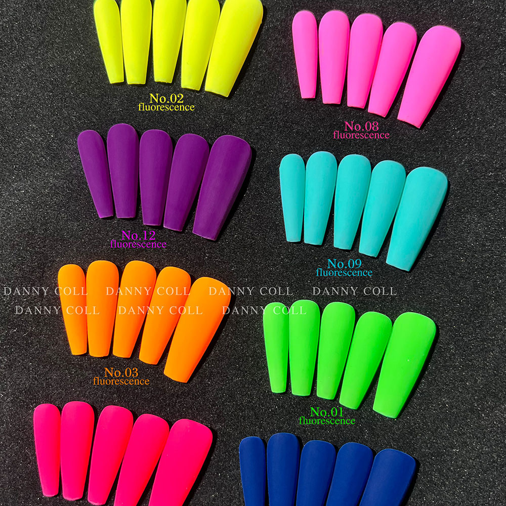 Spring Summer Colourful Fluore - Coloured Gel Set recension och pris